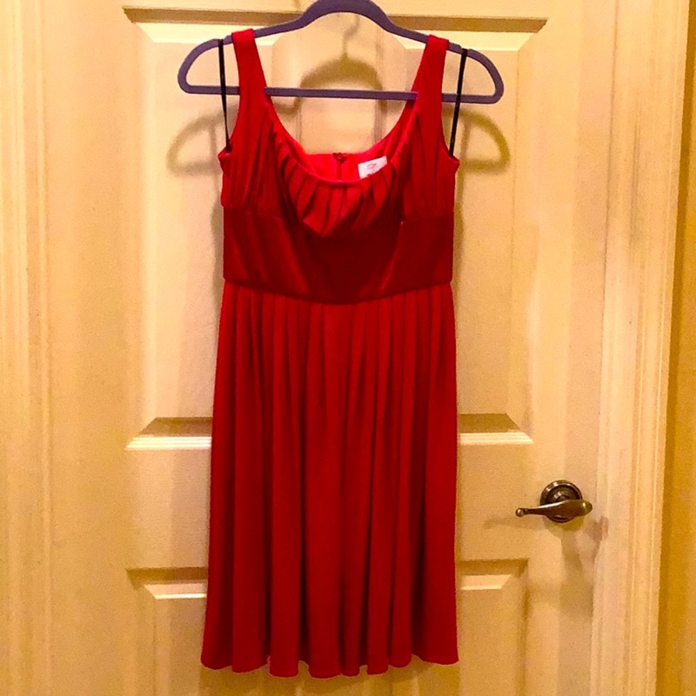 Boston Proper red dress